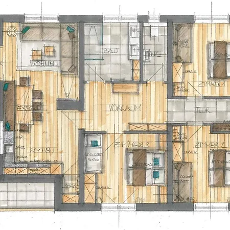 Holiday home Penthouse Moosweg